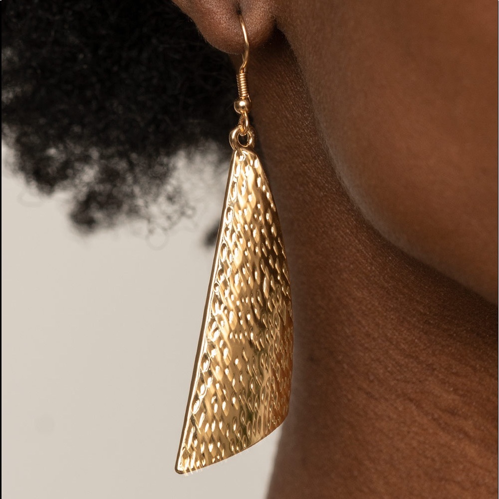 Ready The Troops - Gold Earrings